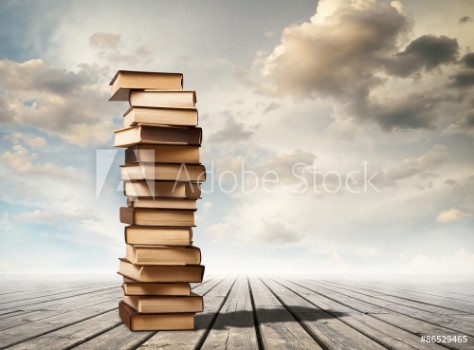 Picture of Column of books